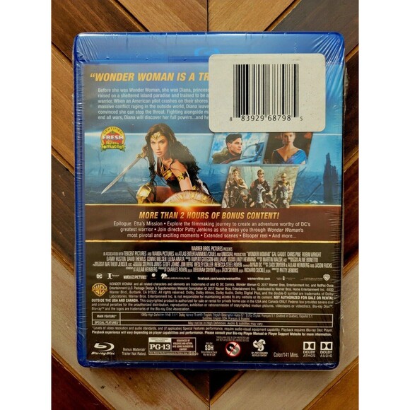 Wonder Woman (Blu-ray, 2017) Gal Gadot / Bilingual Edition / New & Sealed - Picture 2 of 2